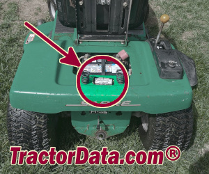 Sabre 1642HS serial number location