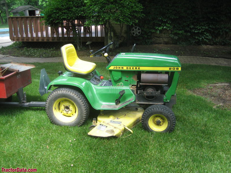 Right side view of the Deere 208