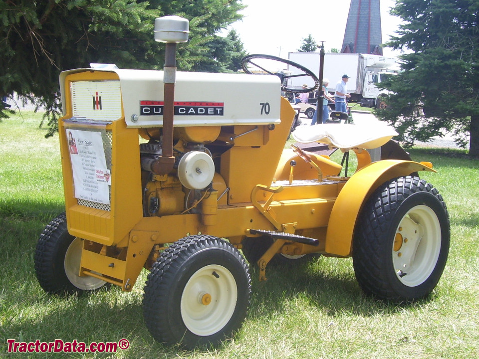 International Cub Cadet 70 garden tractor.