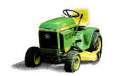 John Deere 212 lawn tractor photo