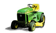John Deere 212 tractor photo