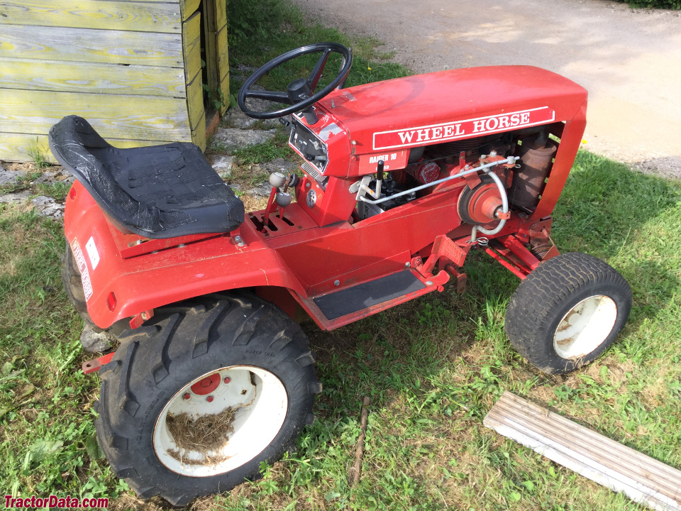 Wheel Horse Raider 10, left side.