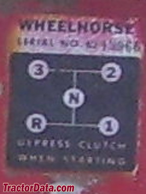 Wheel Horse 32 transmission controls