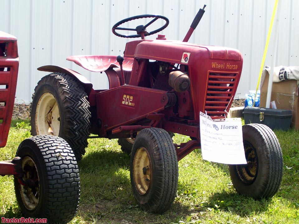 Wheel Horse 502, front-right view.