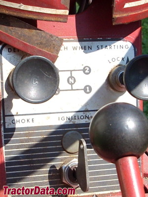 Wheel Horse L-155 transmission controls