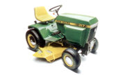 John Deere 317 lawn tractor photo