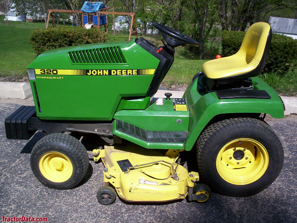 John Deere 320, left side.