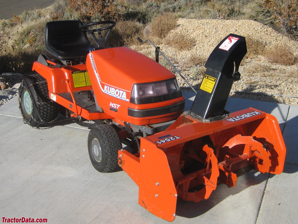 Kubota T1700X with T2541 snowblower.