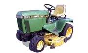 John Deere 322 lawn tractor photo