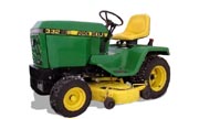 John Deere 332 lawn tractor photo