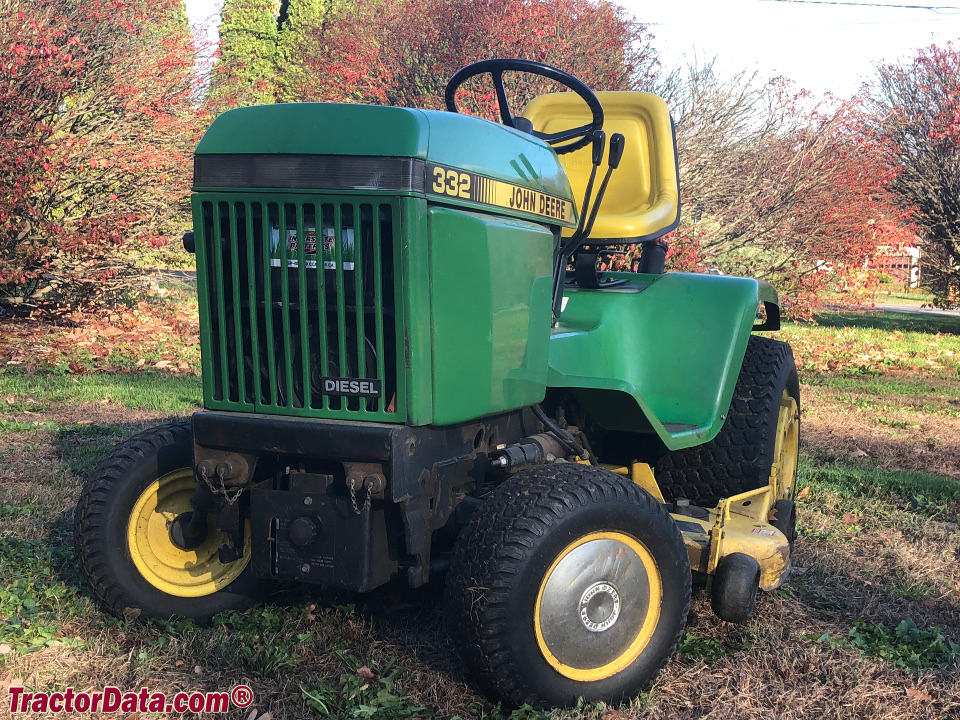 John Deere 332 Tractor Photos Information