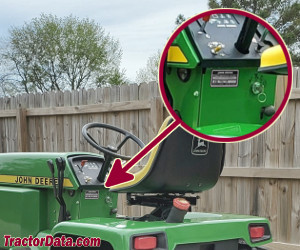 John Deere 430 serial number location