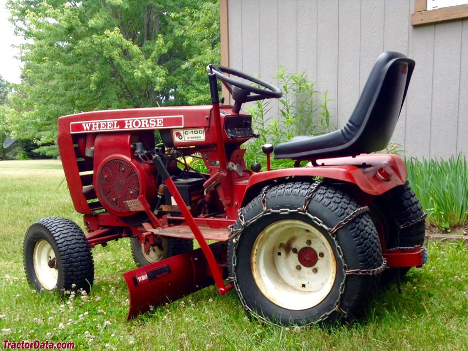 TractorData.com Wheel Horse C-100 tractor photos information.