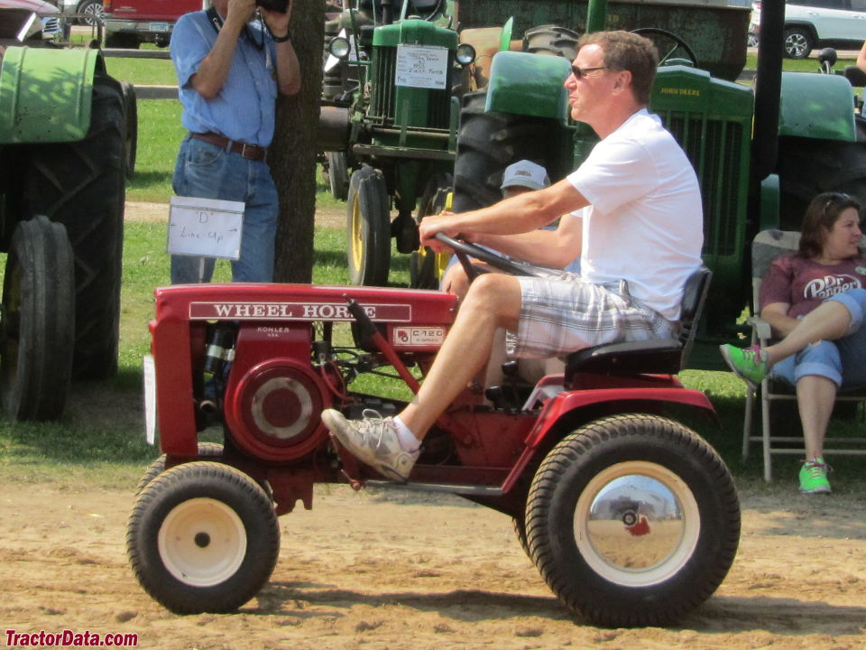 Wheel Horse C-120, left side.