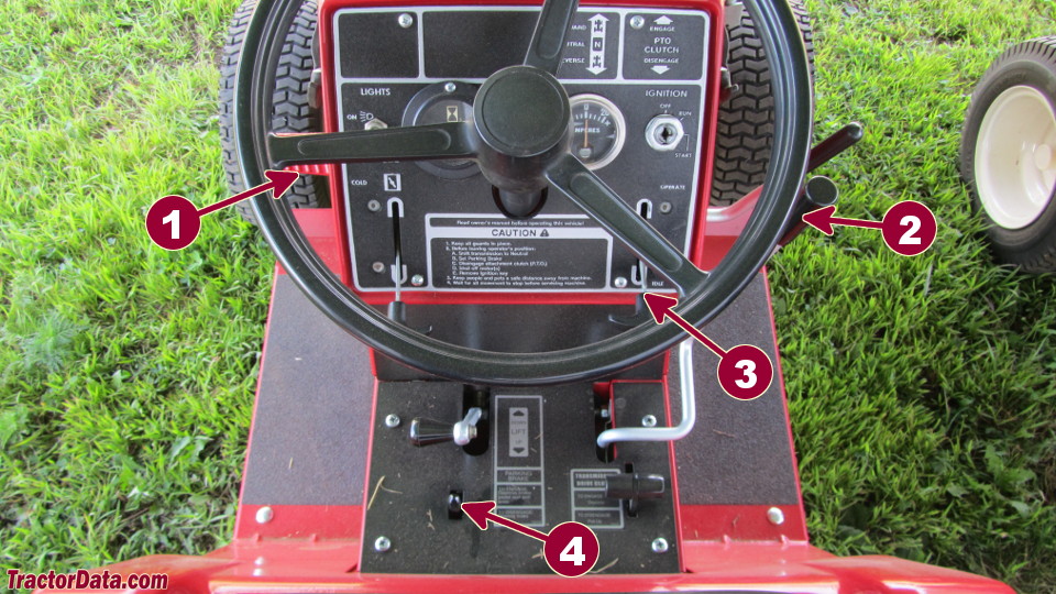 Wheel Horse C-175 transmission controls
