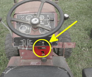 Wheel Horse D-200 serial number location