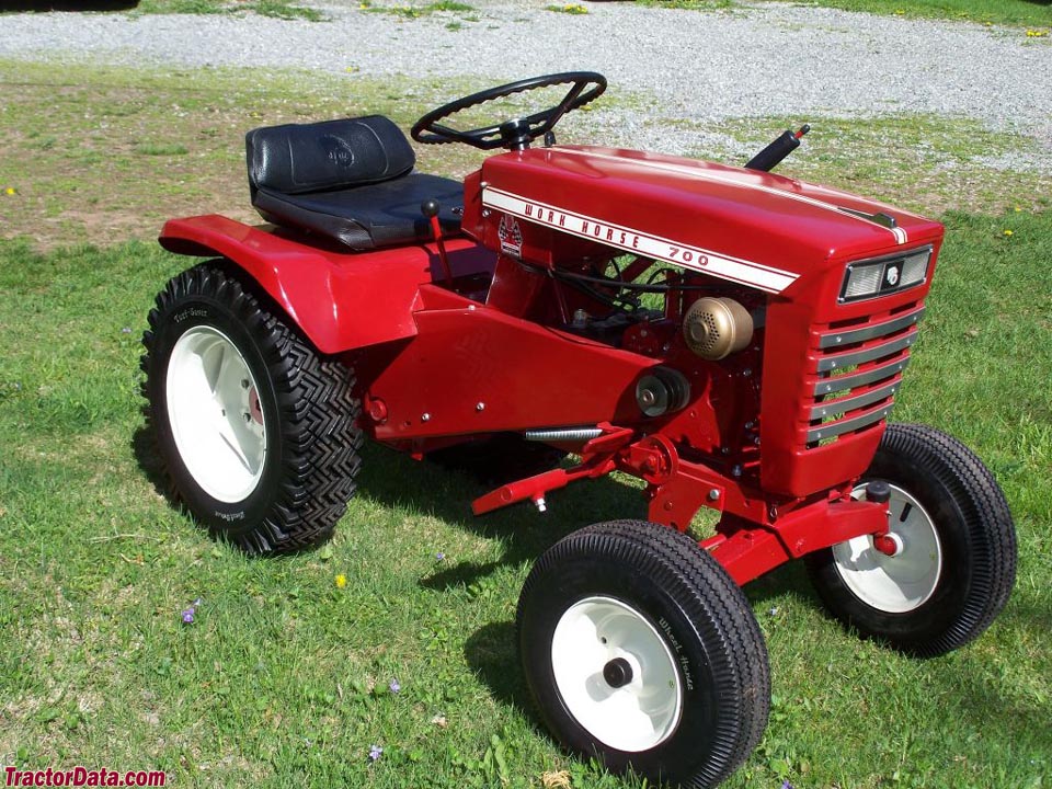 TractorData.com Wheel Horse Workhorse 700 tractor photos information