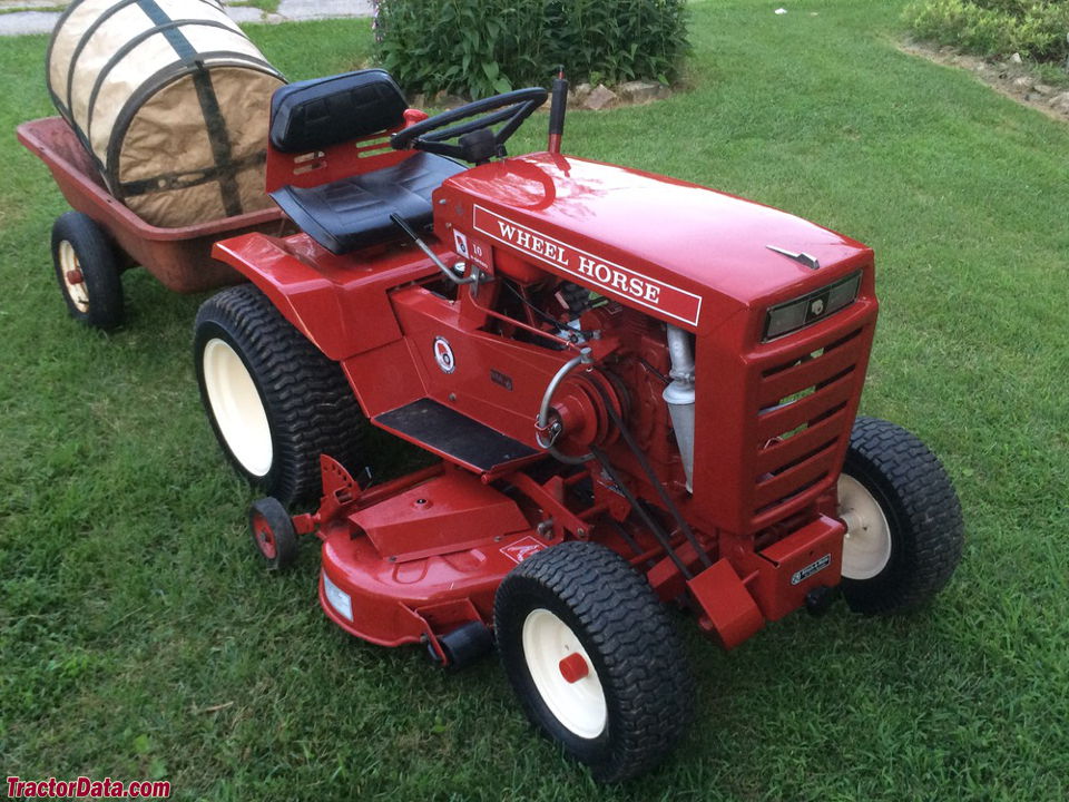 Wheel Horse 10HP 8-speed with mower.