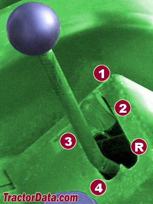 John Deere 110 transmission controls