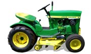 John Deere 110 tractor photo