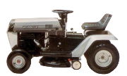 White T-85 lawn tractor photo