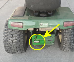 John Deere 335 serial number location