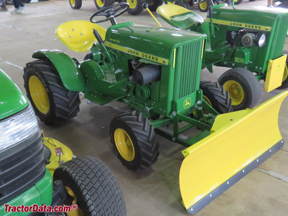 John Deere model 112H with 42 front blade.