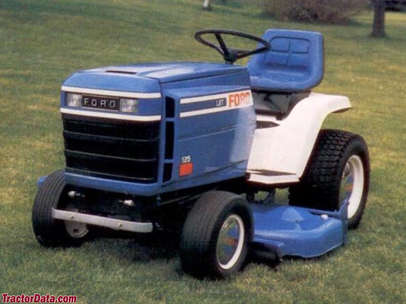 Advertising photo of Ford LGT-125 garden tractor