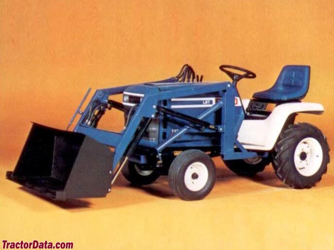 Ford LGT-145 with front-end loader.