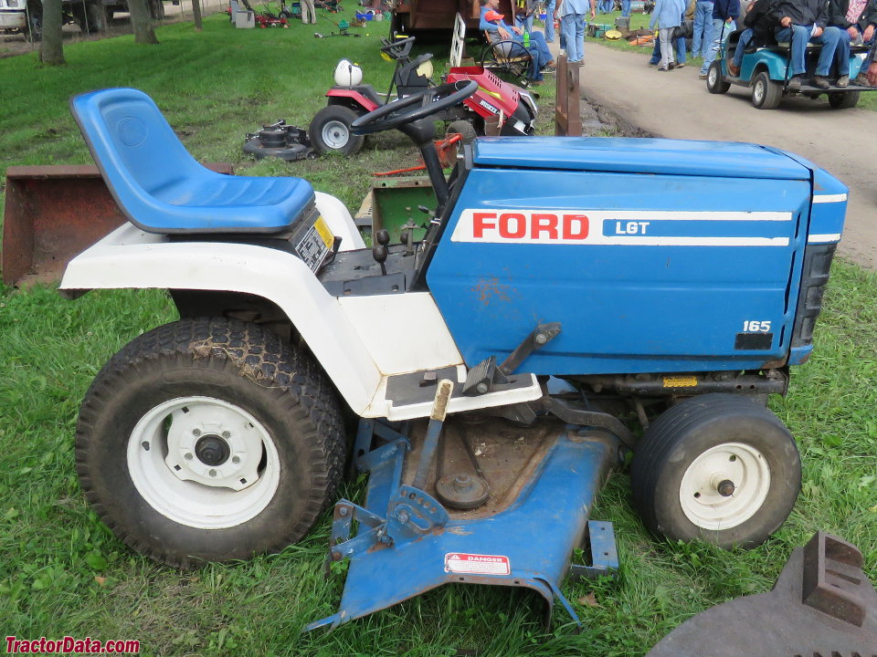 Ford LGT-165 with mower.