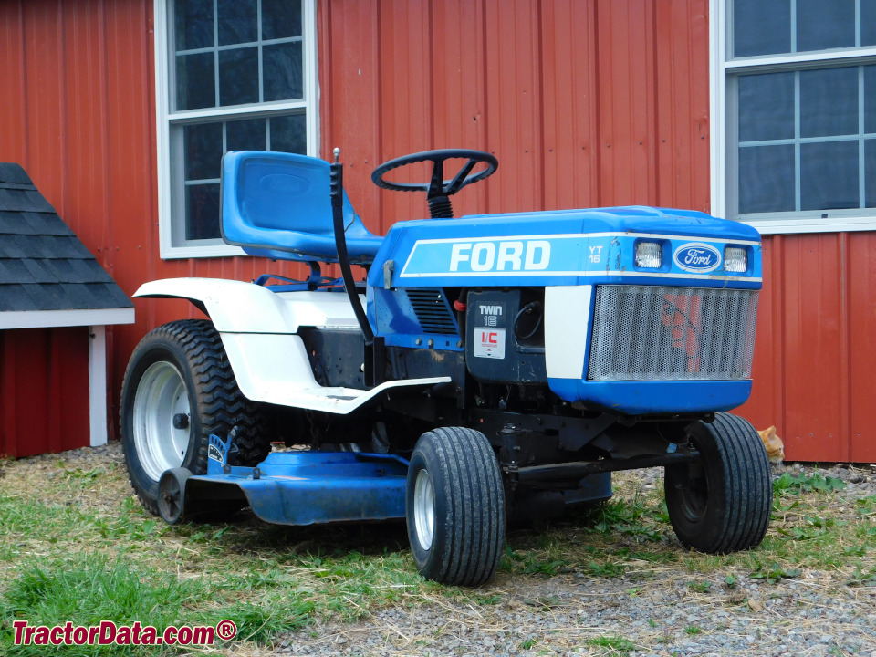 Ford YT-16 with hood open.