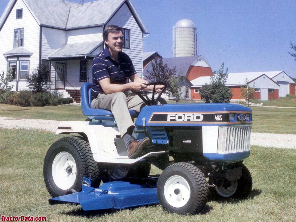 Ford LGT-18H with mower.