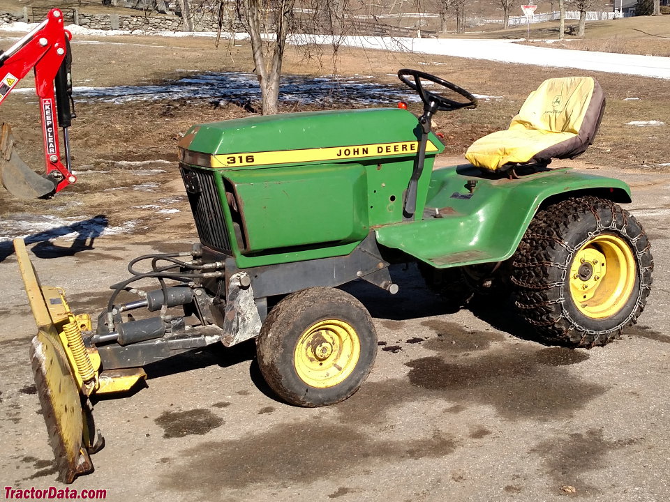 John Deere 316 Tractor Photos Information