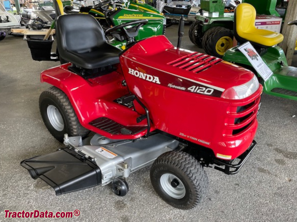 Honda HA4120 lawn tractor, right side.