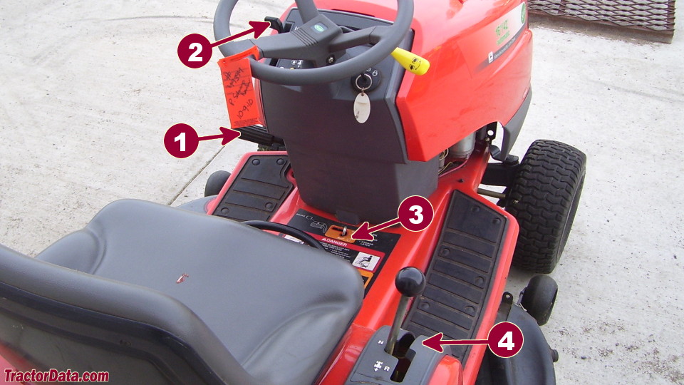 Scotts S1642 transmission controls