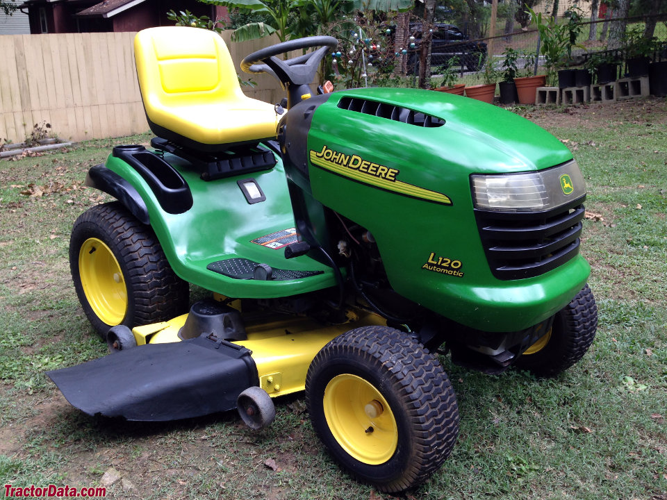 John Deere L120, right side.