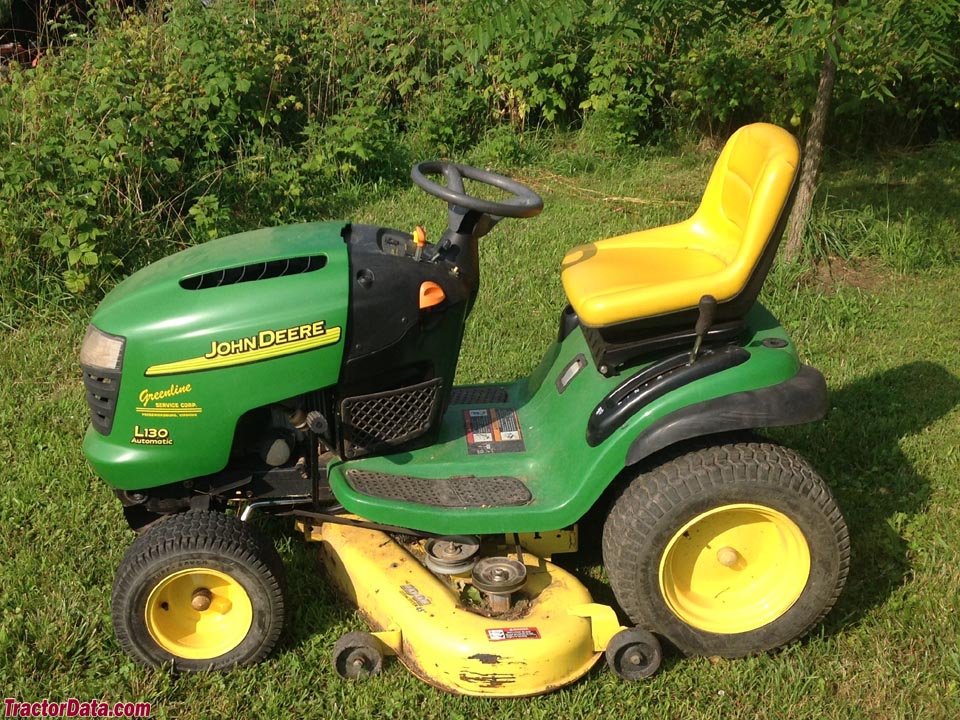 John Deere L130, left side.