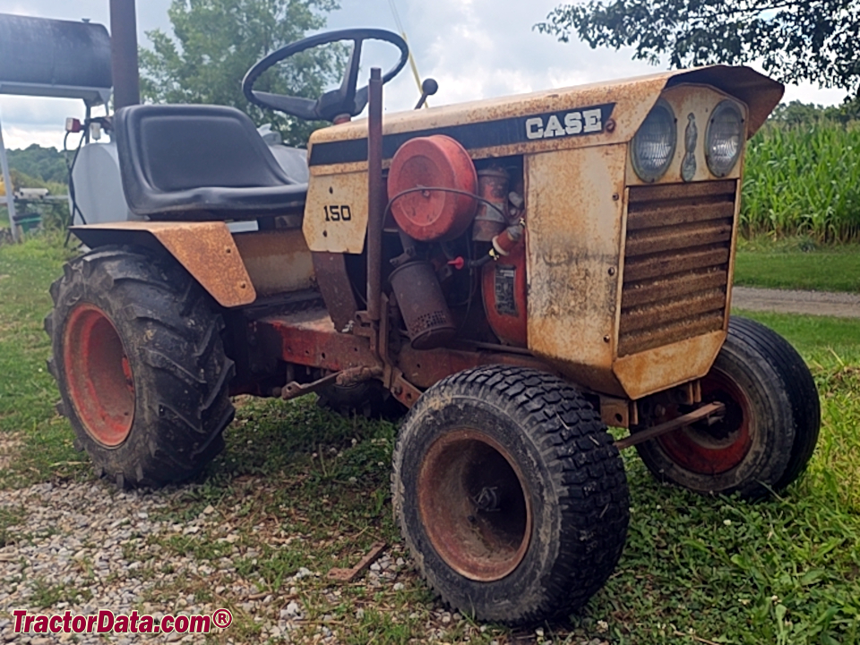 J.I. Case 150 garden tractor, right side.