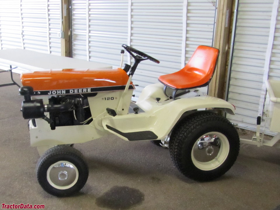 John Deere 120 tractor photos information