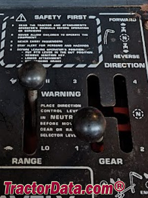 Gravely 8183 transmission controls