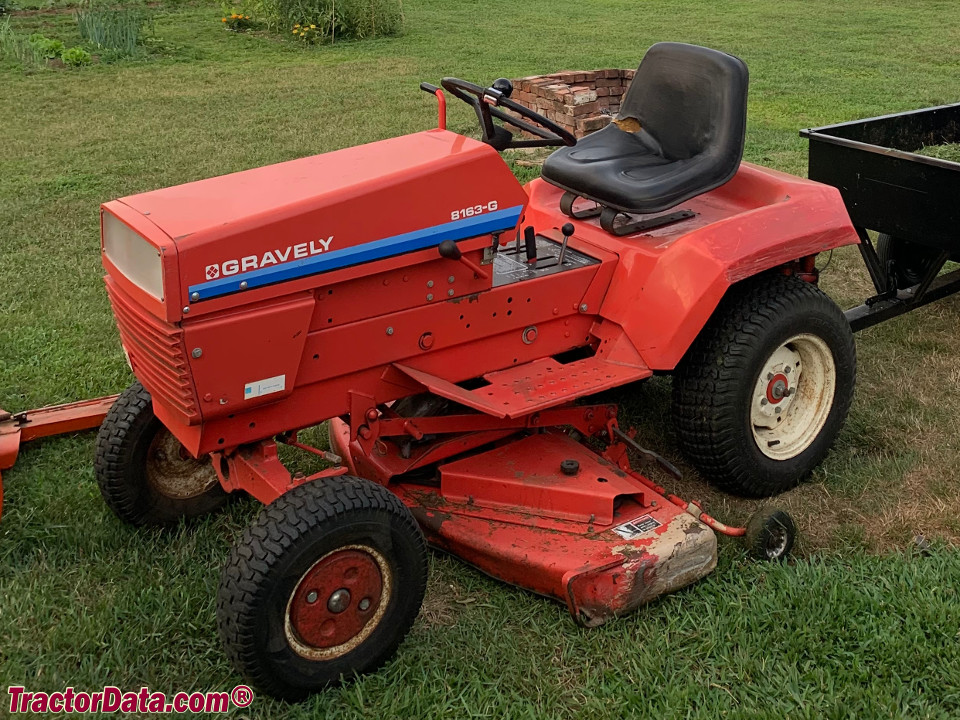 Gravely 8163-G with mower, right side.