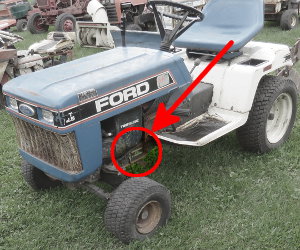 Ford YT-12.5 serial number location