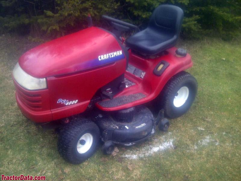 Craftsman 917.27382 DYT 4000 tractor photos information