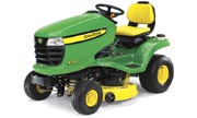 John Deere X300 tractor photo