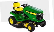 John Deere X300 tractor photo