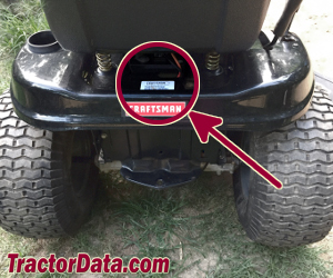 Craftsman 247.28885 serial number location