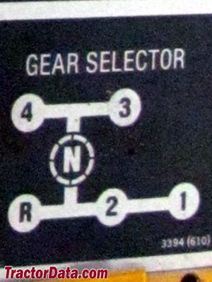 Cub Cadet 1204 transmission controls