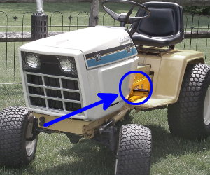 Cub Cadet 1572 serial number location