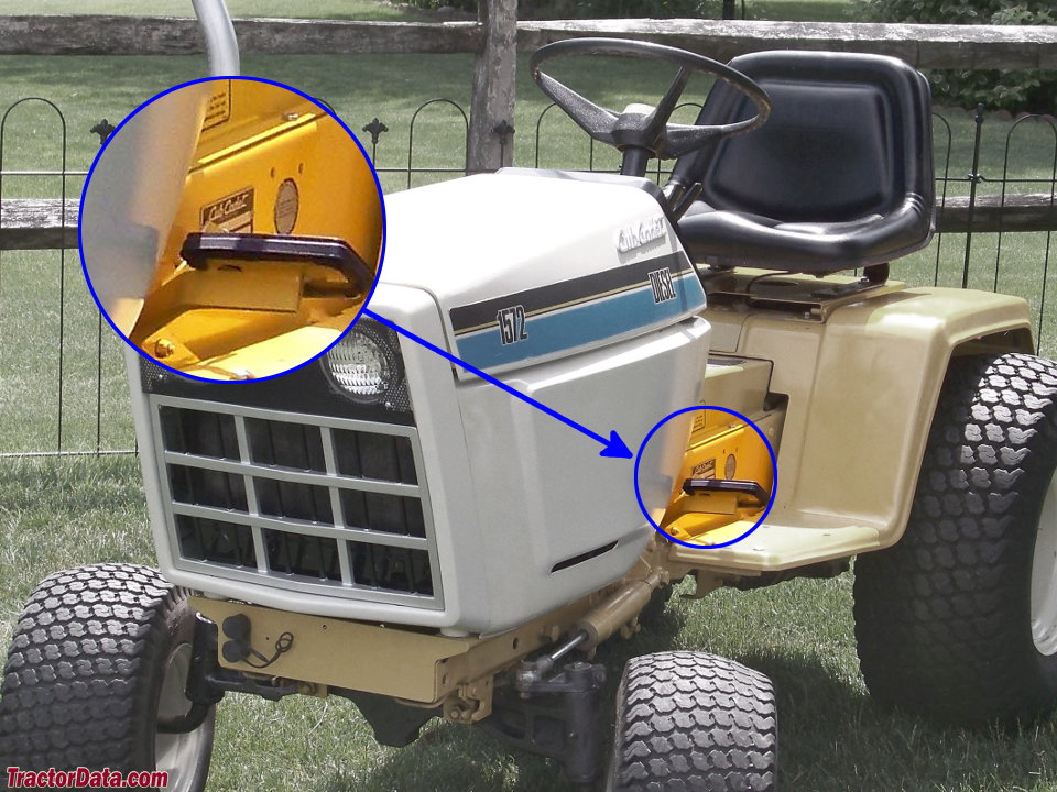 Cub Cadet 1572 tractor information