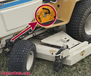 Cub Cadet 2072 serial number location